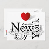 ニューヨークシティ ポストカード (正面/裏面)
