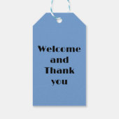 ニューヨークシティ マンハッタン スカイライン ギフトタグ (裏面)