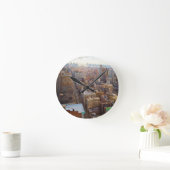 ニューヨークシティ ラウンド壁時計 (ホーム)