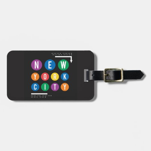 ニューヨークシティ ラゲッジタグ (正面横)
