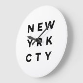 ニューヨークシティ ラージ壁時計 (傾斜)