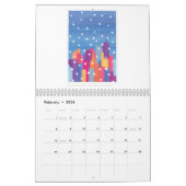 ニューヨークシティ-リズWangの2011年のファインアートのカレンダー カレンダー (2月 2026)