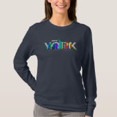 ニューヨークシティ | レディース ロングスリーブ Tシャツ (正面)