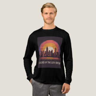ニューヨークシティ レトロ サンセット トライブレンドTシャツ