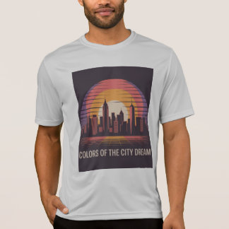 ニューヨークシティ レトロ サンセット Tシャツ