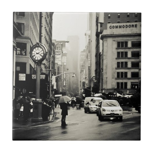 ニューヨークシティ-ヴィンテージのスタイルの雨 タイル (正面)