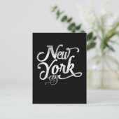 ニューヨークシティ ヴィンテージ タイポグラフィ ポストカード (スタンド正面)