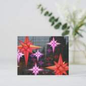 ニューヨークシティ。 中クリスマスの装飾 シーズンポストカード (スタンド正面)