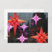 ニューヨークシティ。 中クリスマスの装飾 シーズンポストカード (正面/裏面)