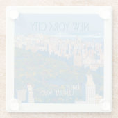 ニューヨークシティ |中央楽しむ公園 ガラスコースター (裏面)