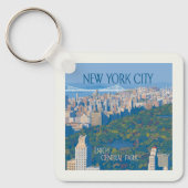 ニューヨークシティ |中央楽しむ公園 キーホルダー (正面)