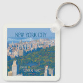 ニューヨークシティ |中央楽しむ公園 キーホルダー (裏面)