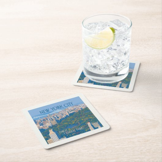 ニューヨークシティ |中央楽しむ公園 スクエアペーパーコースター (インサイチュ)