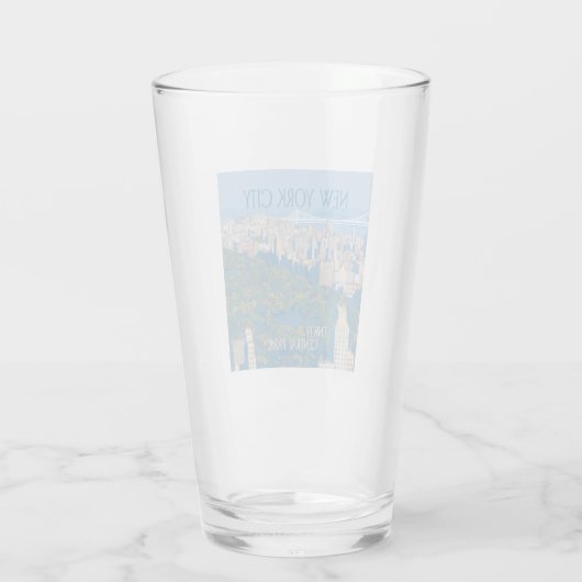 ニューヨークシティ |中央楽しむ公園 タンブラーグラス (裏面)