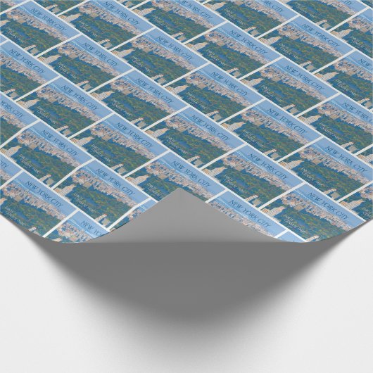 ニューヨークシティ |中央楽しむ公園 ラッピングペーパー (角)