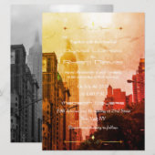 ニューヨークシティ 招待状 (正面/裏面)