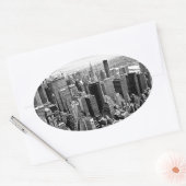 ニューヨークシティ 楕円形シール (封筒)