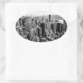 ニューヨークシティ 楕円形シール (バッグ)