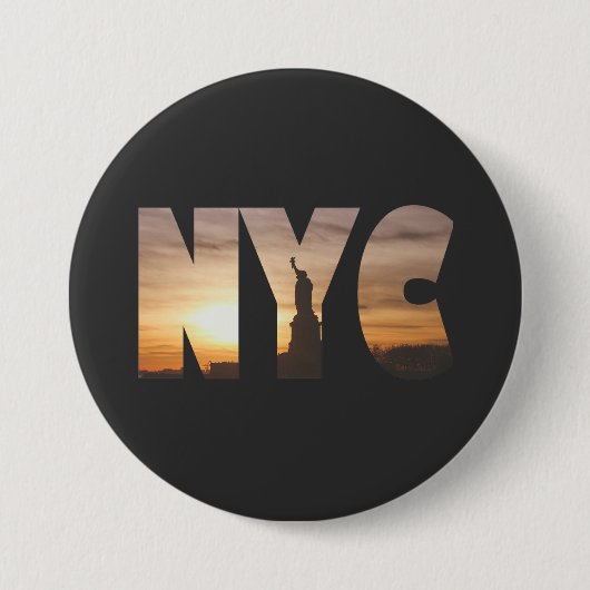 ニューヨークシティ 缶バッジ (正面)