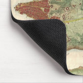 ニューヨークシティ(1878年)のヴィンテージの地図 マウスパッド (コーナー)