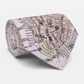 ニューヨークシティ(1884年)のヴィンテージの地図 ネクタイ (ロール)