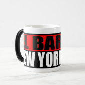 ニューヨークシティ"Elバリオ"のコーヒー・マグ モーフィングマグカップ (正面左)