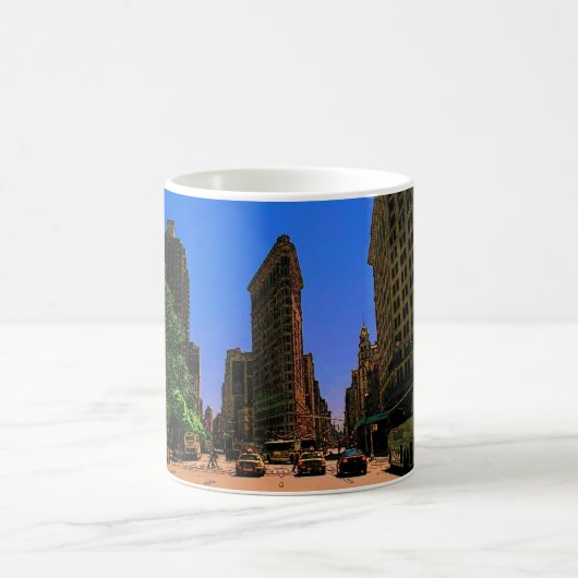 ニューヨークシティ(Flatiron)のマグ コーヒーマグカップ (中央)