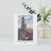 ニューヨークシティNY,ザ・シンガー建物の古い葉書 ポストカード (スタンド正面)