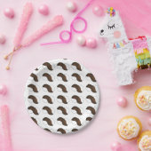 ニューヨークシティNYCアイコニックブラックアンドホワイトクッキー ペーパープレート (パーティー)