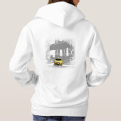 ニューヨークシティNYCイエロータクシブルックリンブリッジ パーカ (裏面)