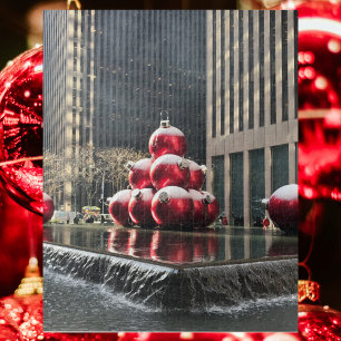 ニューヨークシティNYCクリスマススノーファウンテン ジグソーパズル