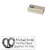 ニューヨークシティNYCサルティソフトプレッツェルジャンクフード ラバースタンプ (押印)