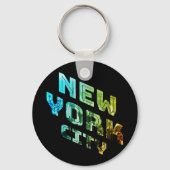 ニューヨークシティNYCスカイラインダウンタウンマンハッタンメトロ キーホルダー (裏面)