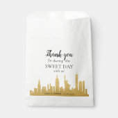 ニューヨークシティNYCスカイライントリートグッド フェイバーバッグ (正面)