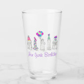 ニューヨークシティNYCバースデーパーティーランドマークス タンブラーグラス (正面)