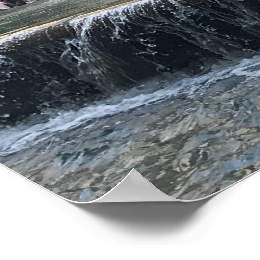 ニューヨークシティNYCファウンテンシックスアベニュー写真 ポスター (角)