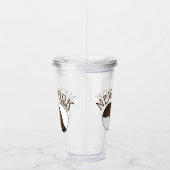 ニューヨークシティNYCブラックアンドホワイトクッキー アクリルタンブラー (右)