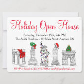 ニューヨークシティNYCランドマーククリスマスホリデイ 招待状 (正面)