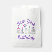 ニューヨークシティNYCランドマークス誕生日パーティー フェイバーバッグ (正面)