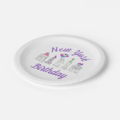 ニューヨークシティNYCランドマークス誕生日パーティー ペーパープレート (アングル)