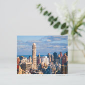 ニューヨークシティNYC超高層ビル都市建築 ポストカード (スタンド正面)