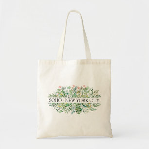 ニューヨークシティSOHO地区カスタム文字 トートバッグ