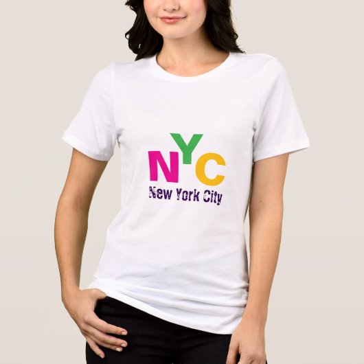 ニューヨークシティTシャツ トライブレンドTシャツ (正面)