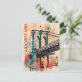 ニューヨークシティUSA旅行 ポストカード (スタンド正面)