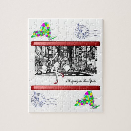 ニューヨークジグソーパズル ジグソーパズル (縦)