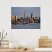 ニューヨークスカイラインアットデュスク ポスター (キッチン)