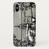 ニューヨークスカイラインダマスクバーンウッドつる植物 Case-Mate iPhoneケース (裏面)