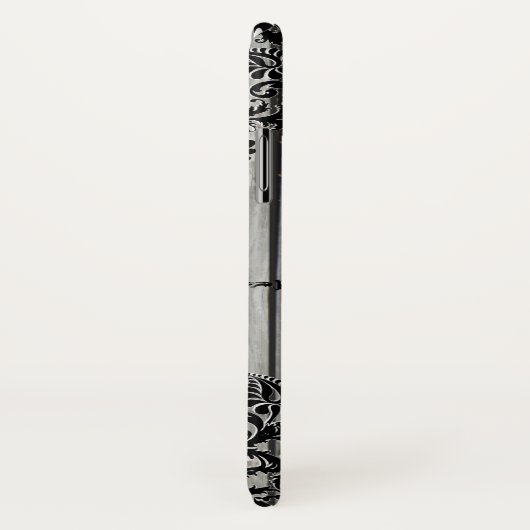 ニューヨークスカイラインダマスクバーンウッドつる植物 Case-Mate iPhoneケース (裏面/右)