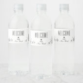 ニューヨークスカイライン | ウェルカムメッセージ ペットボトルラベル (ボトル)