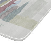 ニューヨークスカイライン カッティングボード (角)